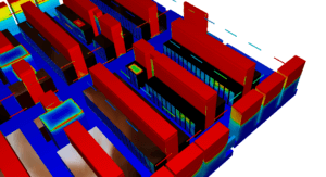 Centro de datos de simulación CFD - punto de acceso