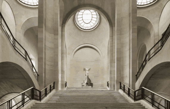 escalier de Samothrace - étude climatique du Louvre