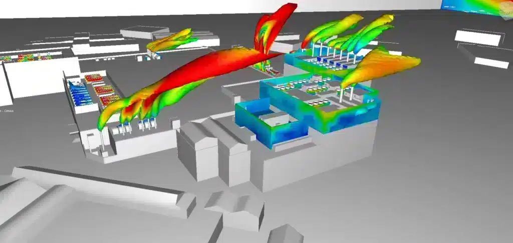 Identification des panaches thermiques d'un data center en ville