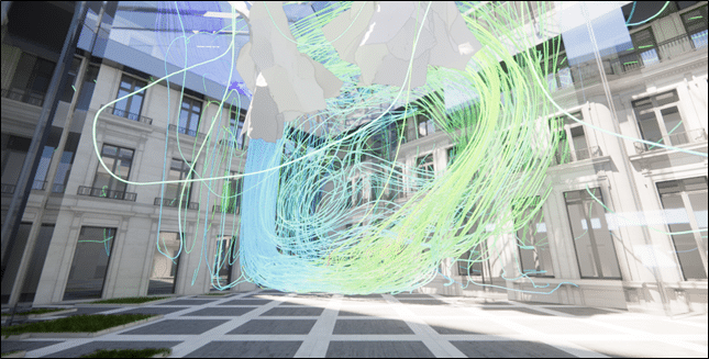 trace courant ventilation naturelle